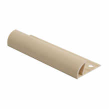 12mm - ETR128.10 Genesis Plastic Round Edge Tile Trim Ivory ETR